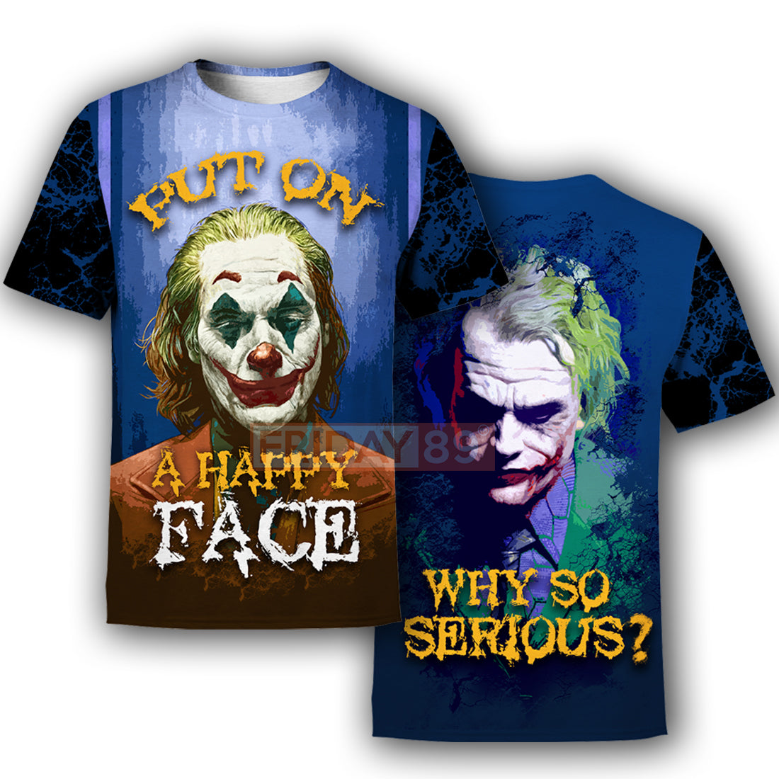 Unifinz DC Joker T-shirt A Happy Face - Why So Serious T-shirt Cool DC Joker Hoodie Sweater Tank 2025