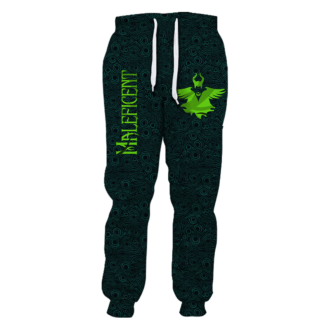 Unifinz DN Pants Maleficent Disney Villains Art Jogger Awesome DN Maleficent Sweatpants 2022