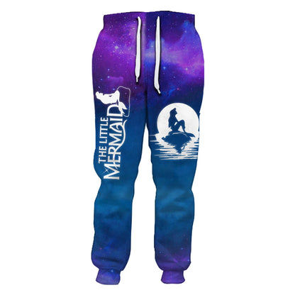Unifinz DN Pants Mermaid Ariel Disney Princess Jogger Awesome High Quality DN Ariel Sweatpants 2022