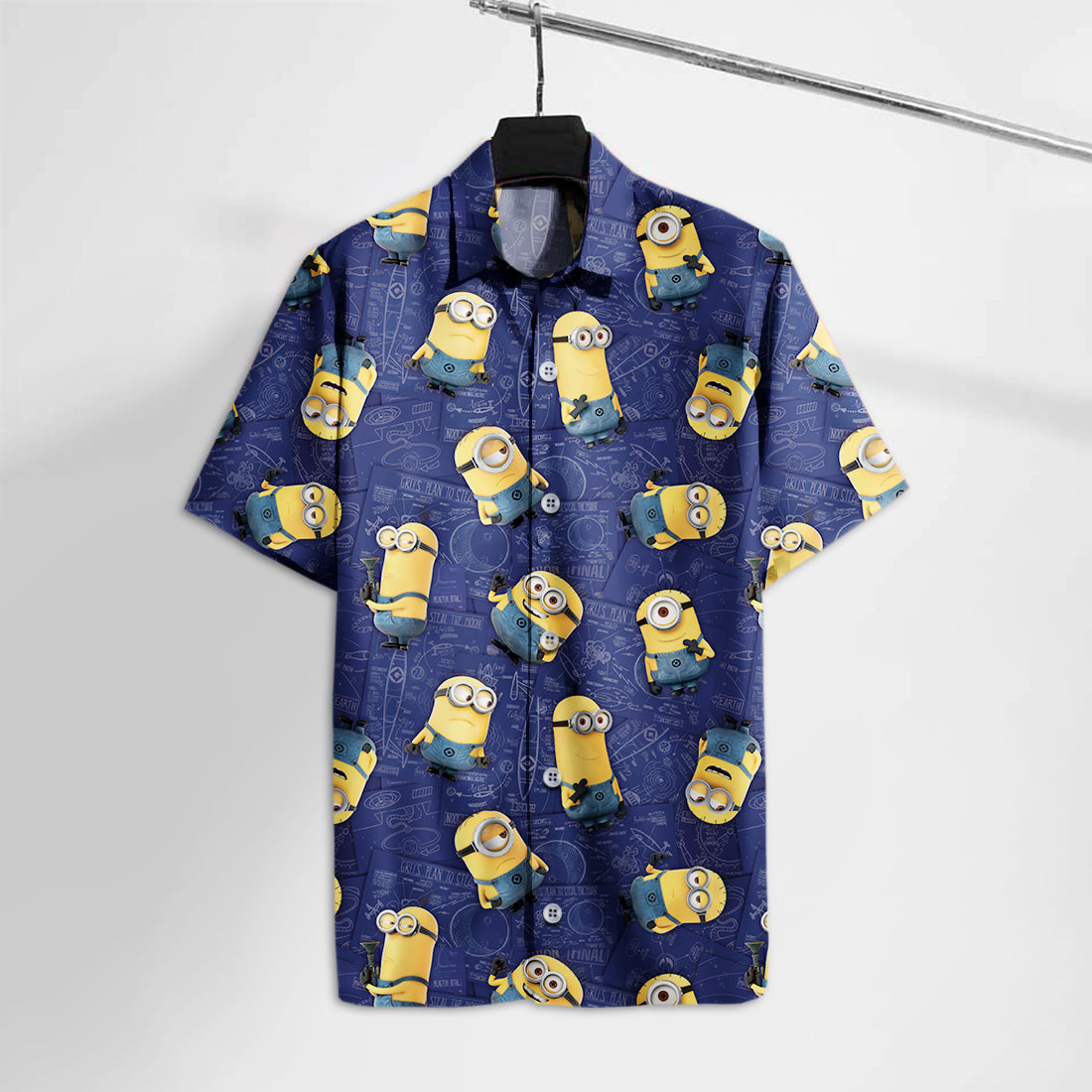 Unifinz DM Hawaiian Shirt DM Mini Kevin Stuart and Bob Hawaii Tshirt Awesome Minions Aloha Shirt 2022