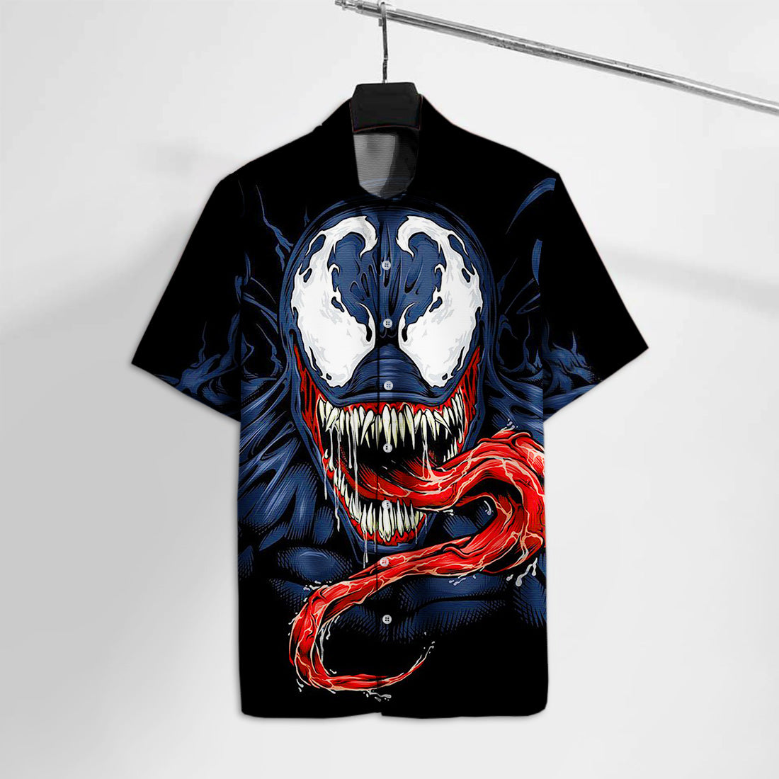 Unifinz MV Hawaiian Shirt Blue Venom MV Comics Hawaii Tshirt Cool MV V