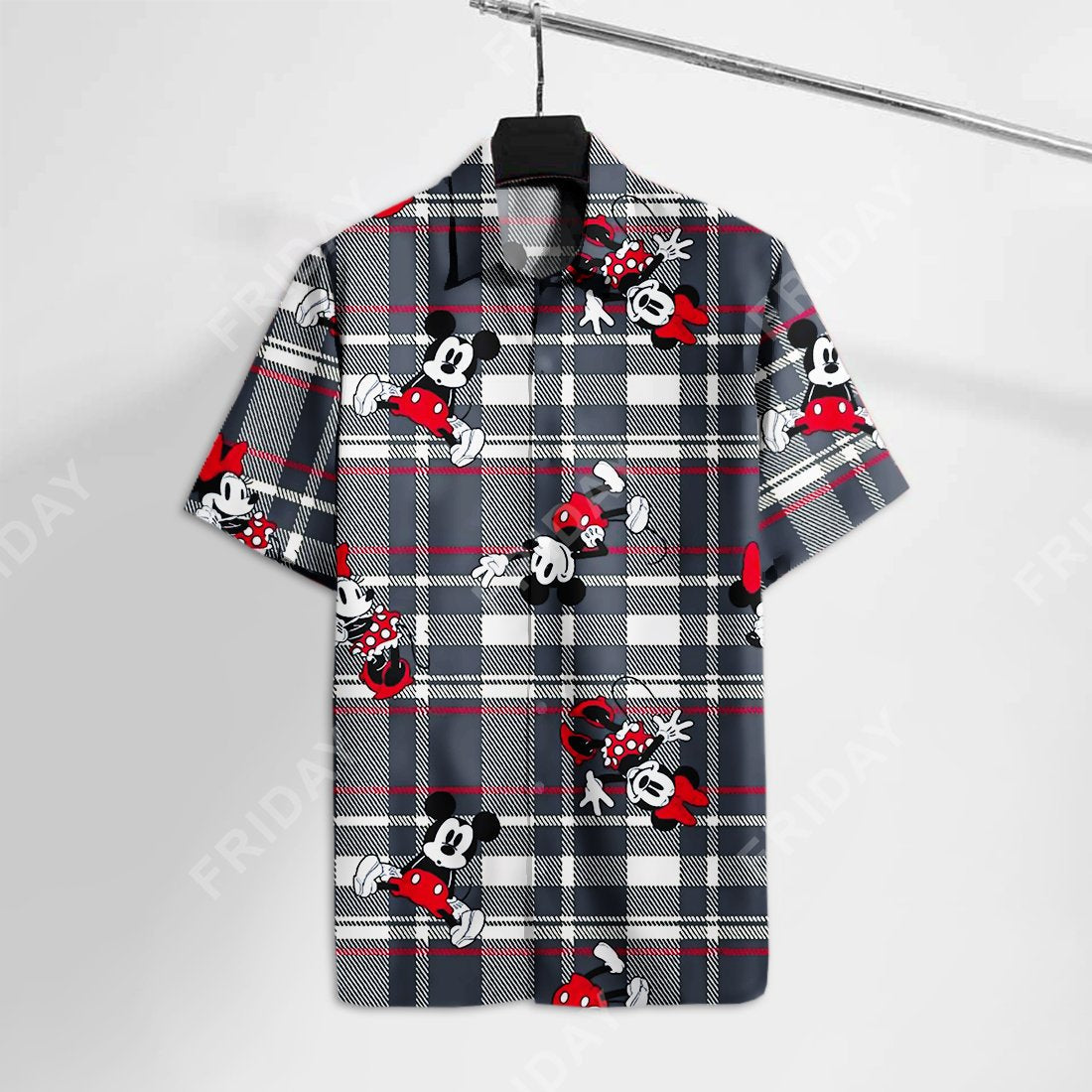 DN Mouses Plaid Hawaii Tshirt