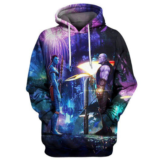 Unifinz MV Thanos Hoodie Thanos & Avatar 3D Print T-shirt MV Thanos Hoodie Sweater Tank 2022