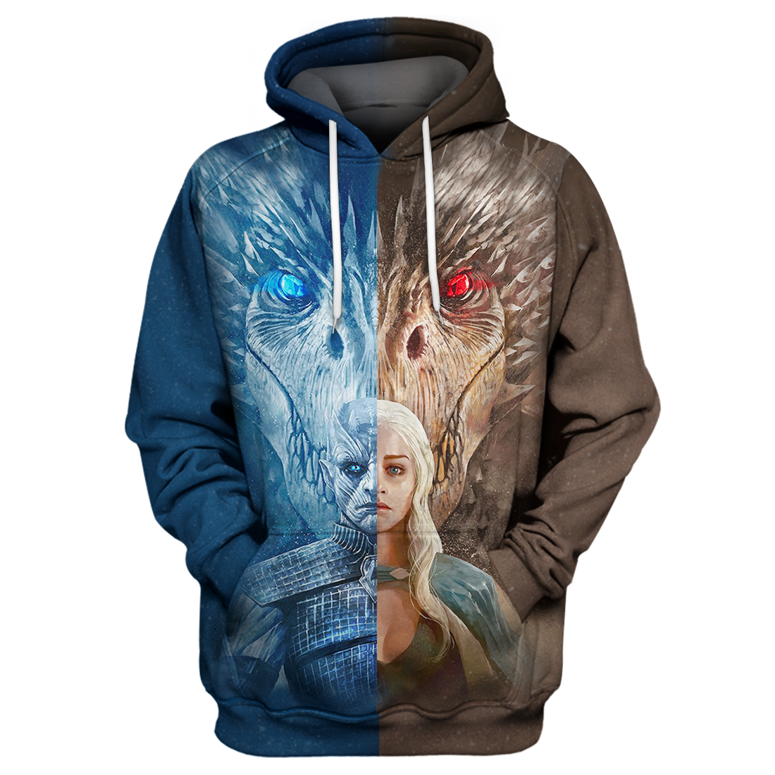 Unifinz GOT T-shirt Ice & Fire Dragon Got 3D Print T-shirt GOT Hoodie Sweater Tank 2022