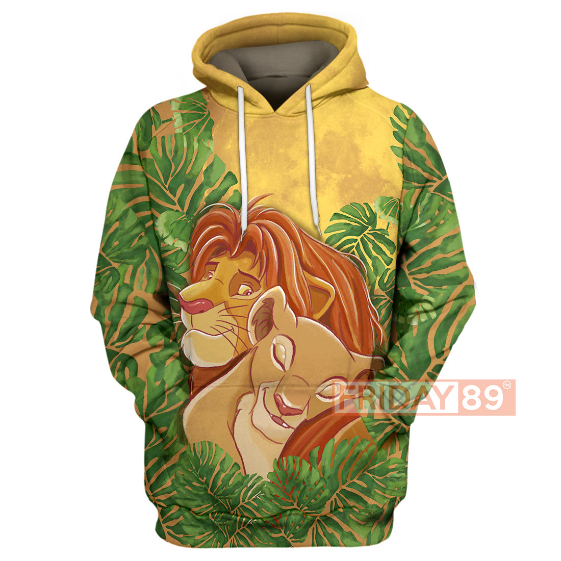 Unifinz DN LK T-shirt 3D Print Simba Nala T-shirt High Quality DN LK Hoodie Sweater Tank 2022