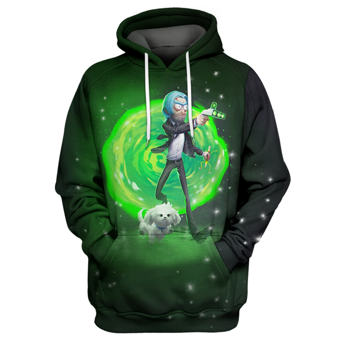 Unifinz John Wick Hoodie John Wick Rick And Morty Crossover 3D Print T-shirt John Wick Shirt Sweater Tank 2022