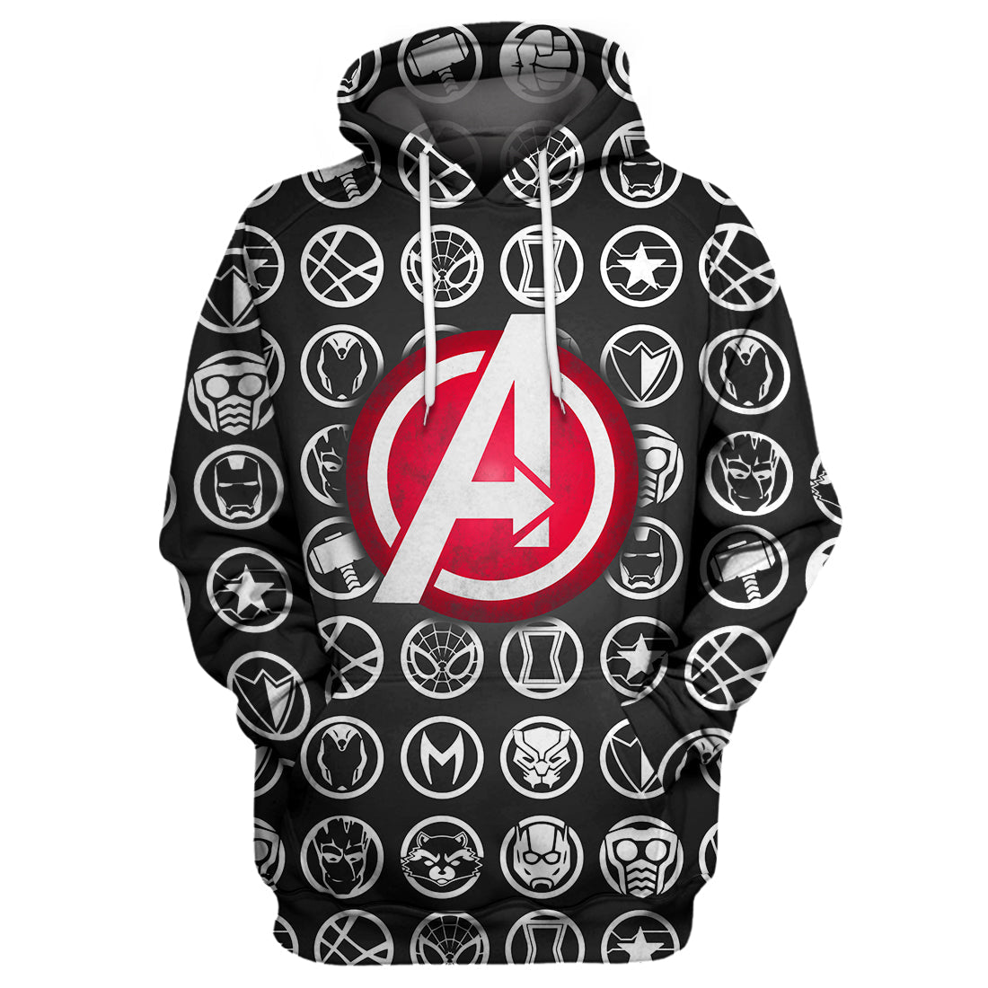 Unifinz MV Avengers Hoodie The A Logo 3D Print T-shirt Awesome MV Shirt Sweater Tank 2022