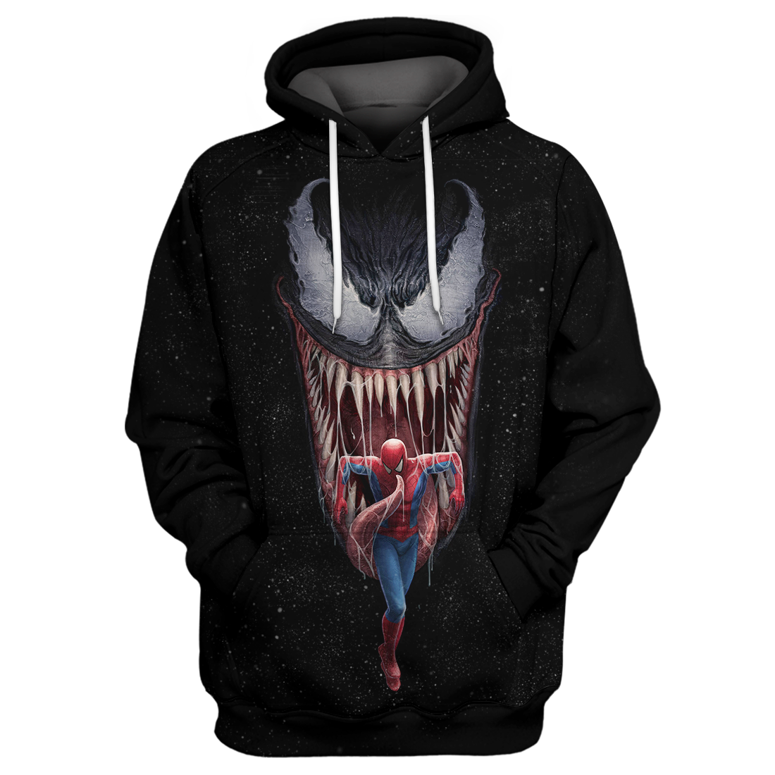 Unifinz Venom MV Hoodie Spider Man & Venom 3D Print T-shirt Cool Venom MV Shirt Sweater Tank 2022