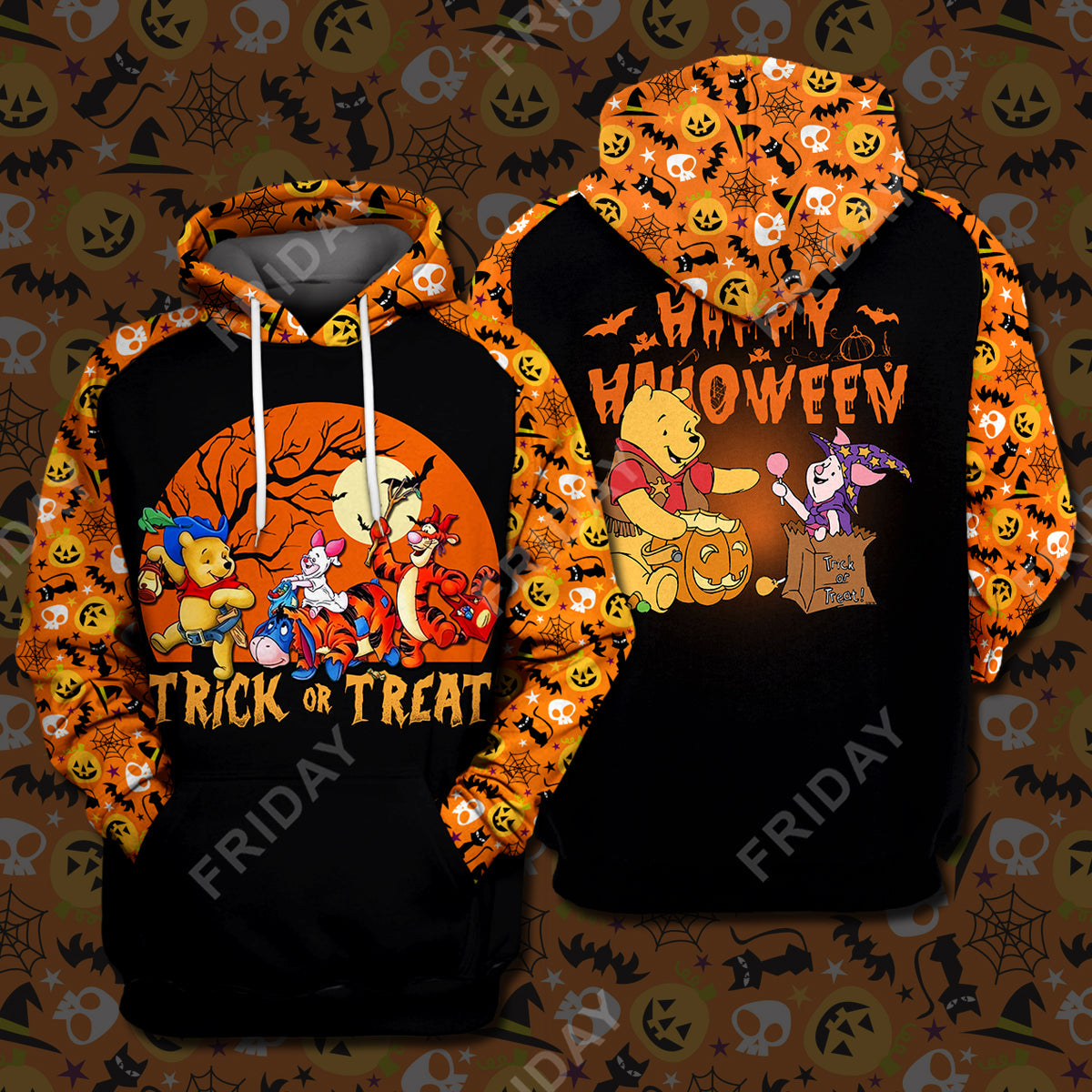 Unifinz DN T-shirt WTP Or Treat Happy Halloween T-shirt Cute High Quality DN WTP Hoodie Sweater Tank 2022