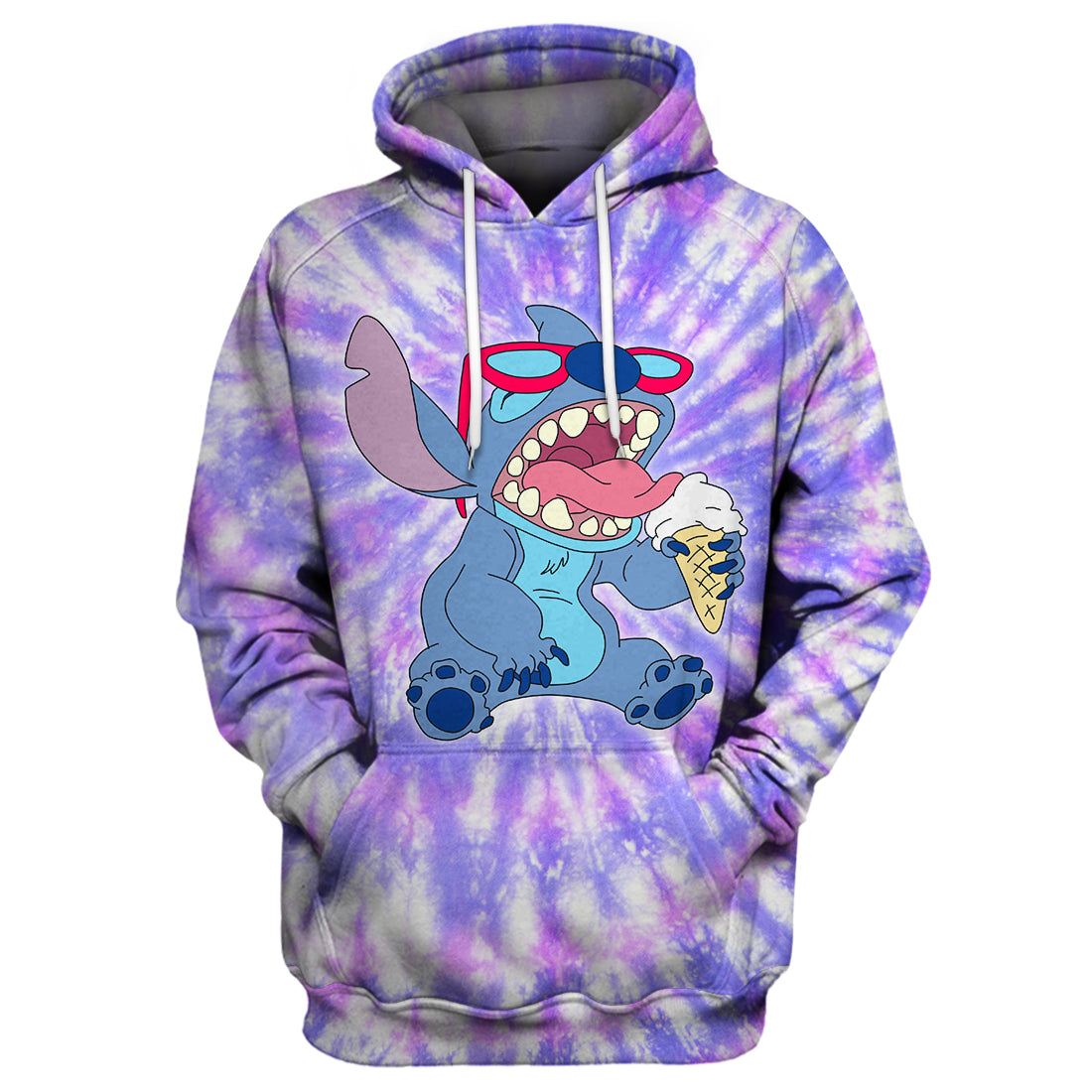 Unifinz DN Stitch T-shirt 3D Print Stitch Tie Dye T-shirt Amazing DN Stitch Hoodie Sweater Tank 2022