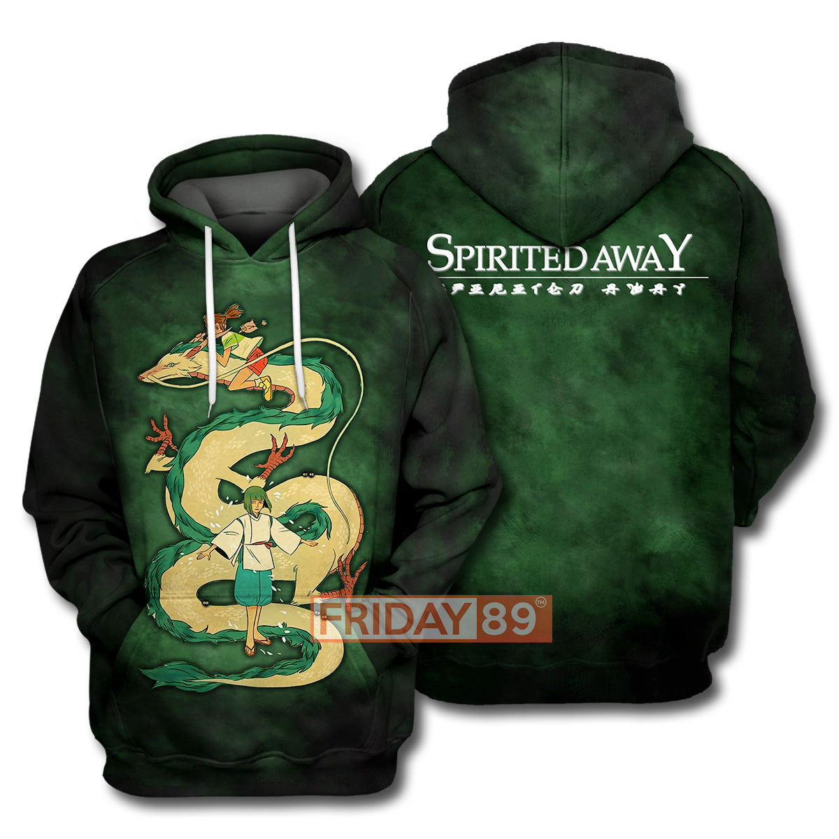 Unifinz GB Spirited Away Hoodie GB Spirited Away Chihiro Hako Dragon T-shirt GB Spirited Away Shirt Sweater Tank 2022