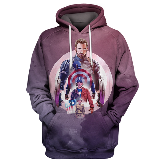 Unifinz MV Hoodie Captain America 3D Print T-shirt MV Shirt Sweater Tank 2022