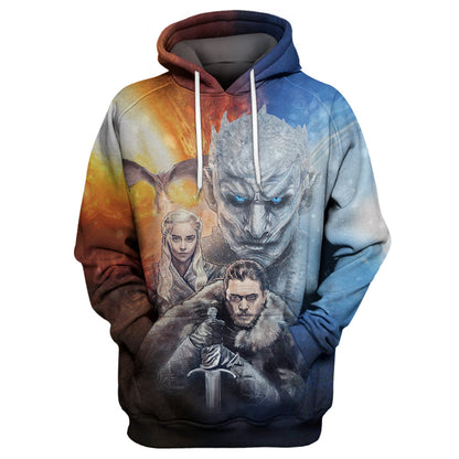 Unifinz GOT Hoodie The GOT Characters 3D Print T-shirt Amazing High Quality GOT Shirt Sweater Tank 2022