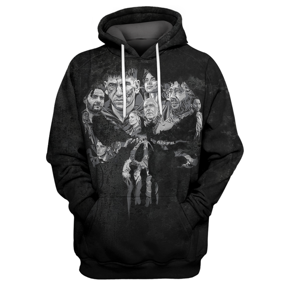 Unifinz Punisher Hoodie Punisher Skull Punisher T-shirt Amazing Punisher Shirt Sweater Tank 2022