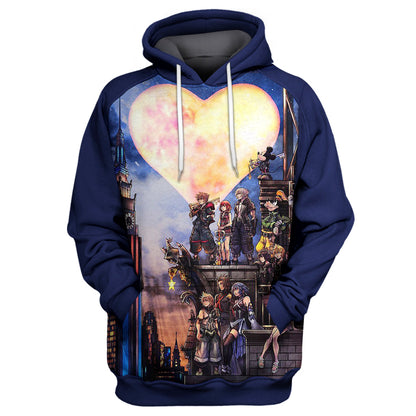 Unifinz Kingdom Hearts Hoodie Kingdom Hearts T-shirt Amazing Kingdom Hearts Shirt Sweater Tank 2022