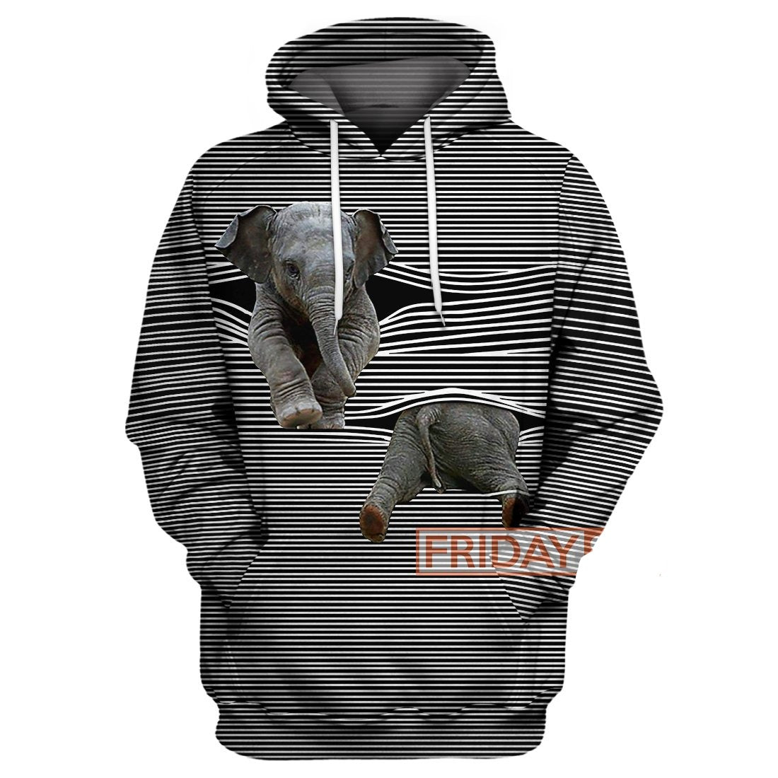Unifinz Elephant T-shirt Funny Elephant 3D Print T-shirt Amazing Elephant Hoodie Sweater Tank 2022