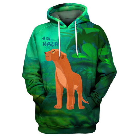 Unifinz DN LK T-shirt His Nala 3D Print T-shirt Amazing High Quality DN LK Hoodie Sweater Tank 2022