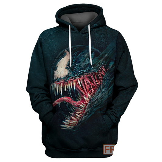 Unifinz Venom Hoodie Max Red & Blue Venom T-shirt MV Venom Shirt Sweater Tank 2022