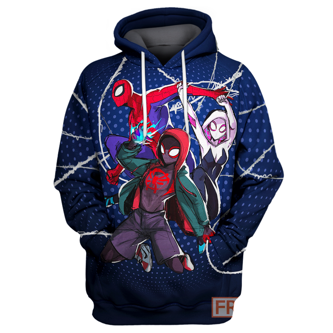Unifinz MV Spiderman Hoodie Spider Man New Universe 3D Print T-shirt MV Spiderman Shirt Sweater Tank 2022
