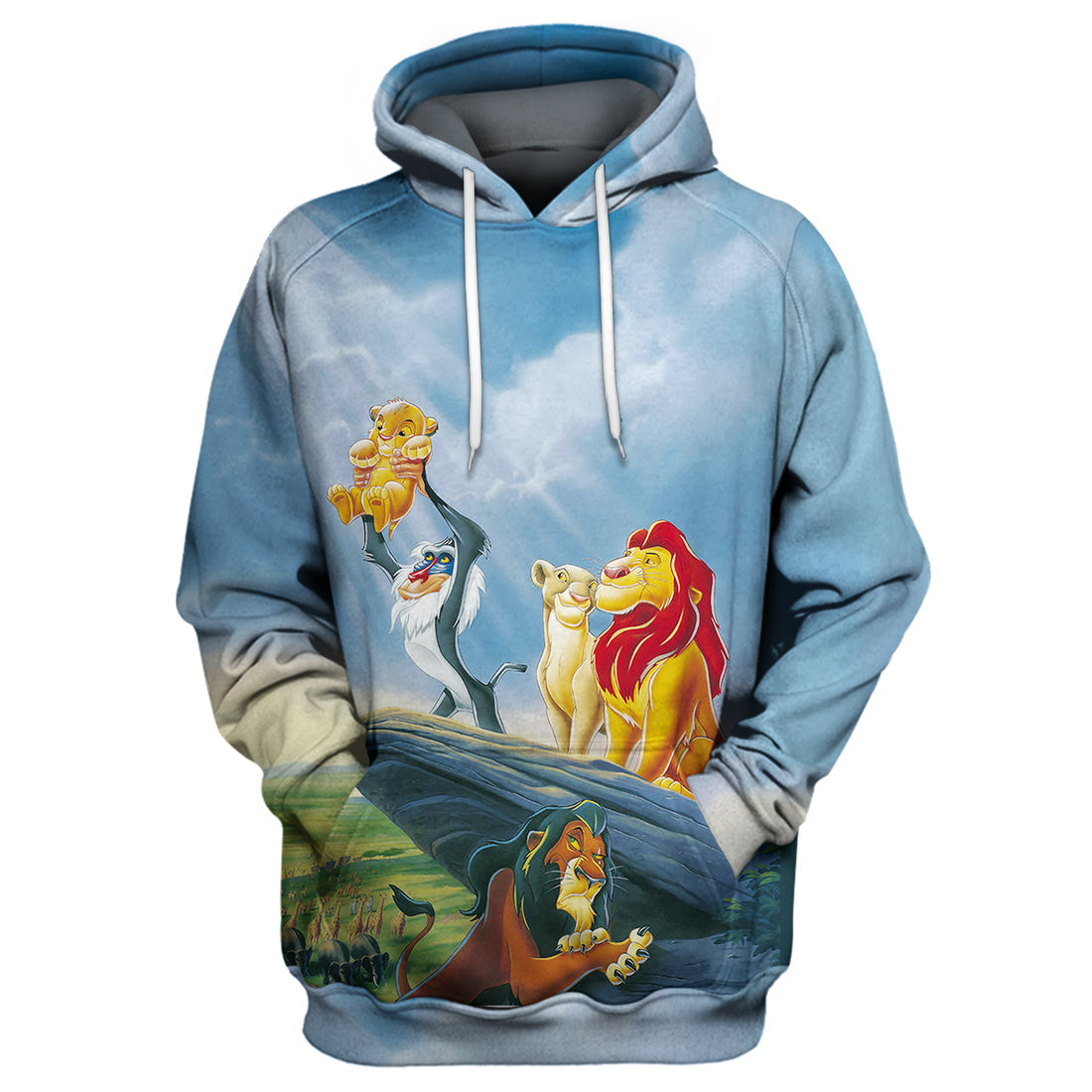 Unifinz DN LK Hoodie The Lion King 3D Print T-shirt Awesome DN LK Shirt Sweater Tank 2022