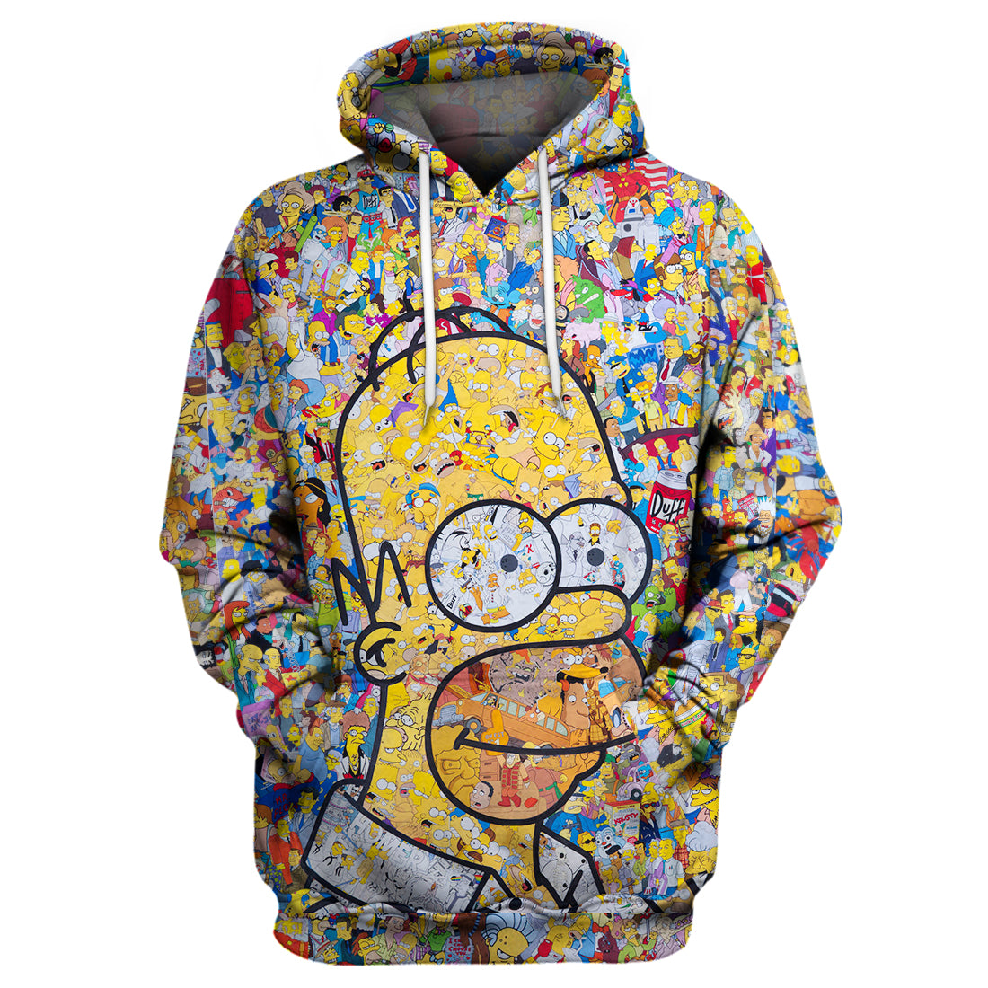 Unifinz The Simpsons Hoodie The Simpsons Art 3D Print T-shirt Awesome The Simpsons Shirt Sweater Tank 2022