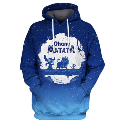 Unifinz DN T-shirt Ohana Matata T-shirt Awesome High Quality DN Hoodie Sweater Tank 2022