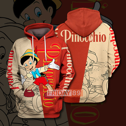Unifinz Pinocchio DN T-shirt Pinocchio Disney T-shirt Awesome Pinocchio DN Hoodie Sweater Tank 2022