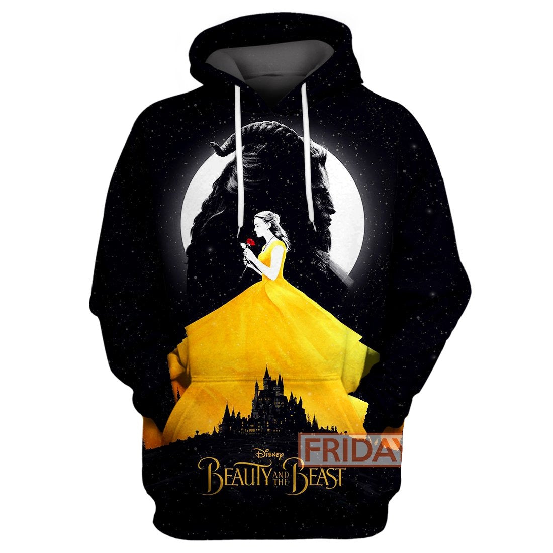 Unifinz DN T-shirt Beauty n The Beast Silhouette T-shirt Awesome High Quality DN Beauty & The Beast Hoodie Sweater Tank2022