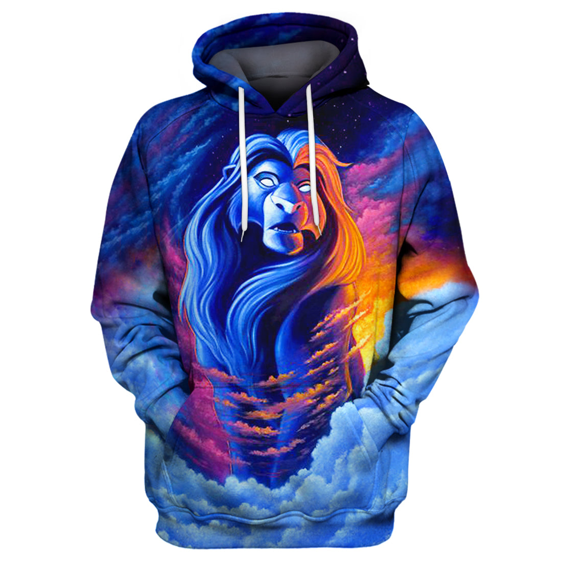 Unifinz DN LK T-shirt 3D Print Lion Sky T-shirt Awesome DN LK Hoodie Sweater Tank 2022