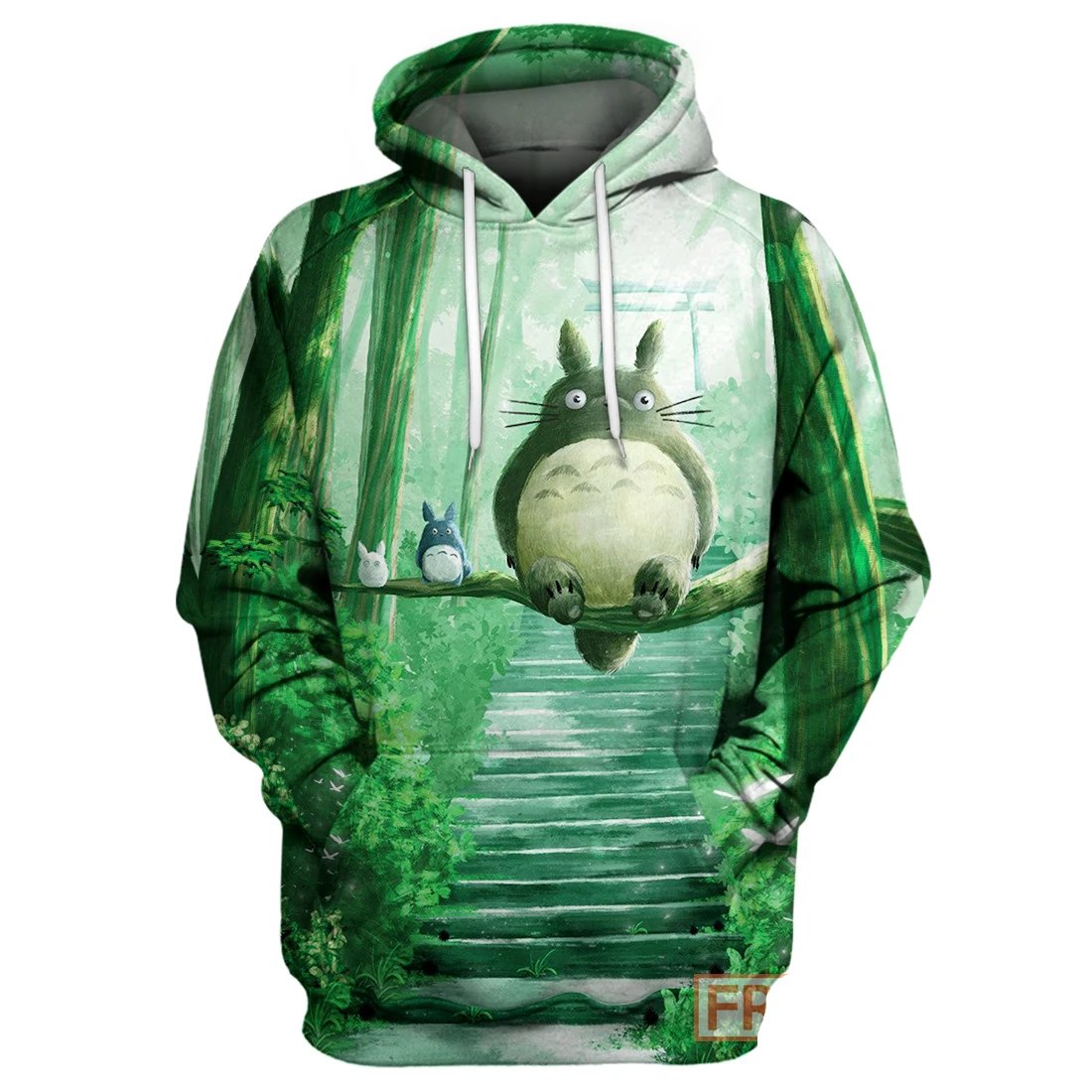 Unifinz Gb Totoro Hoodie GB Totoro And Friends Camphor Tree T-shirt Amazing GB Totoro Shirt Sweater Tank 2022