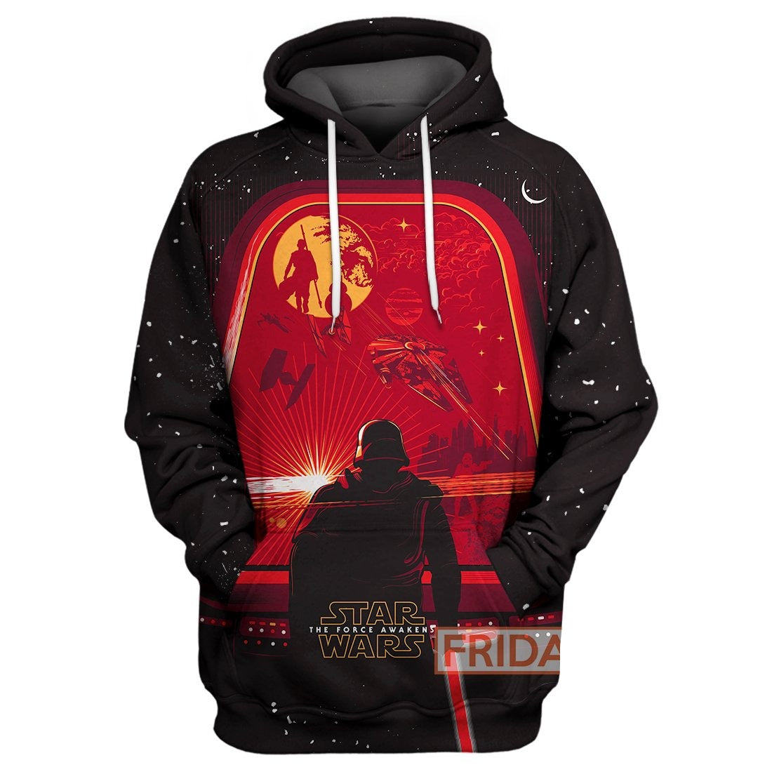 Unifinz SW T-shirt The Force Awakens D. Vader T-shirt Cool High Quality SW Hoodie Sweater Tank 2022