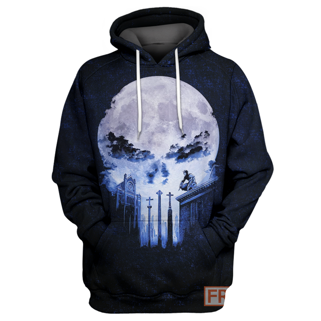 Unifinz Punisher MV T-shirt Punisher Blue Moon 3D Print T-shirt MV Punisher Hoodie Sweater Tank 2022
