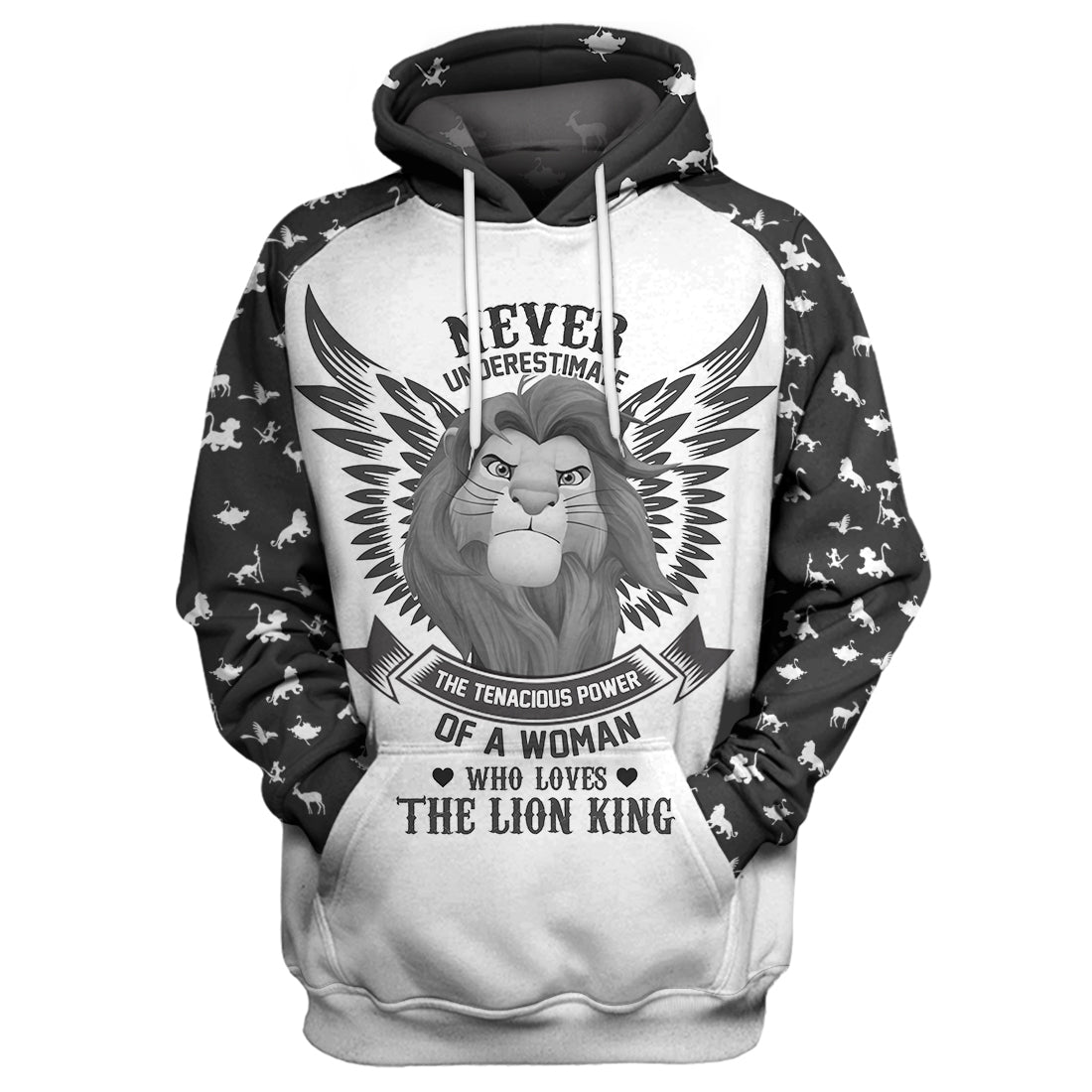 Unifinz DN LK T-shirt Never Underestimate Lion King T-shirt Awesome DN LK Hoodie Sweater Tank 2022