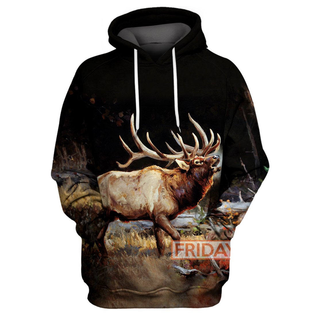 Unifinz Hunting Hoodie Beauty Deer Moose Wildlife Art Hunting 3D Print T-shirt Cool Hunting Shirt Sweater Tank 2022