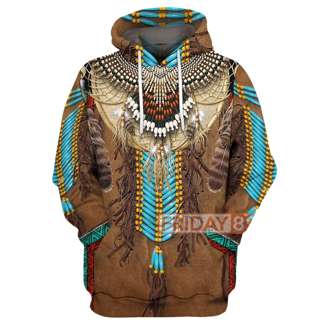 Unifinz Native American Hoodie Native Fringed Motifs T-shirt Awesome Native American Shirt Sweater Tank 2022
