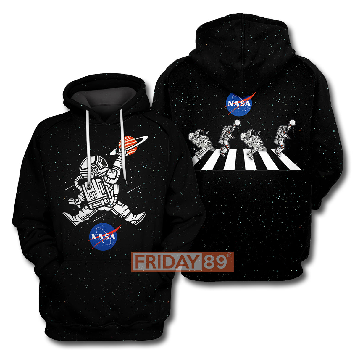 Unifinz NASA T-shirt Astronaut Basketball League Slam Dunk NASA Black T-shirt NASA Hoodie Sweater Tank 2022