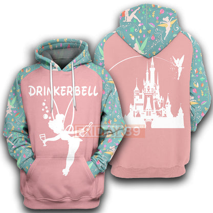 Unifinz DN T-shirt Drinkerbell Drinking Fairy T-shirt Funny High Quality DN Hoodie Sweater Tank 2022