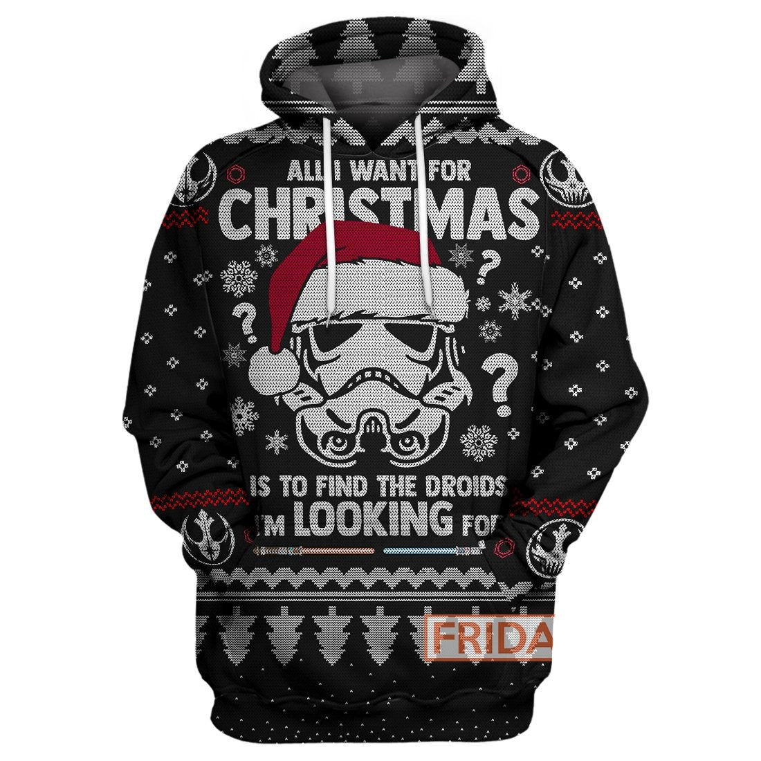 Unifinz SW Storm Trooper Droid T shirt Find The Droids I'm Looking SW Christmas Hoodie SW Hoodie Sweater Tank 2022