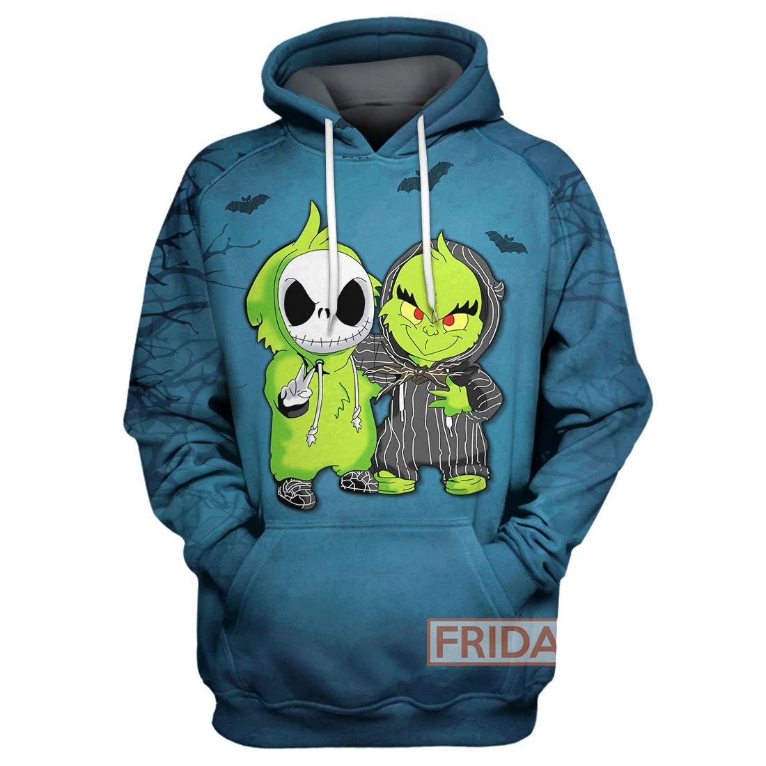 Unifinz Grinch TNBC T-shirt Jack And Grinch T-shirt Grinch TNBC Hoodie Sweater Tank 2022