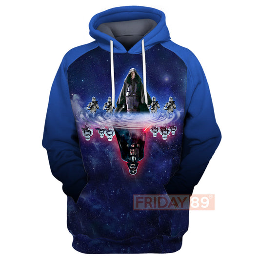 Unifinz SW T-shirt Dark Side Reflection Mirror Water T-shirt Awesome SW Hoodie Sweater Tank 2022