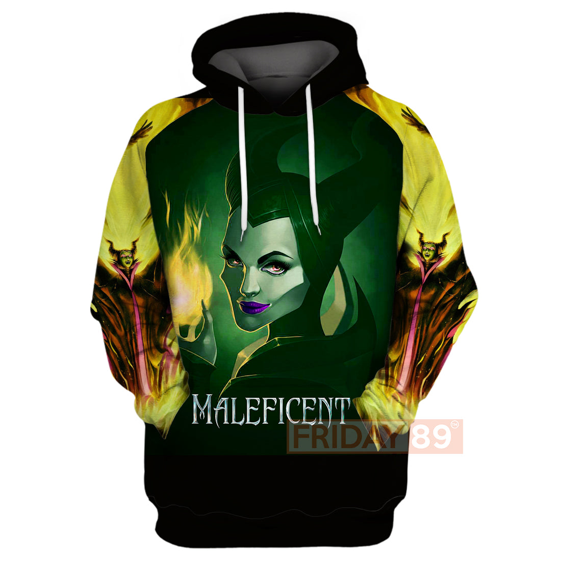 Unifinz DN Maleficent T-shirt Maleficent Beauty Art 3D T-shirt Cool DN Maleficent Hoodie Sweater Tank 2022