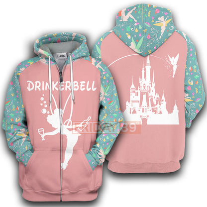 Unifinz DN T-shirt Drinkerbell Drinking Fairy T-shirt Funny High Quality DN Hoodie Sweater Tank 2023