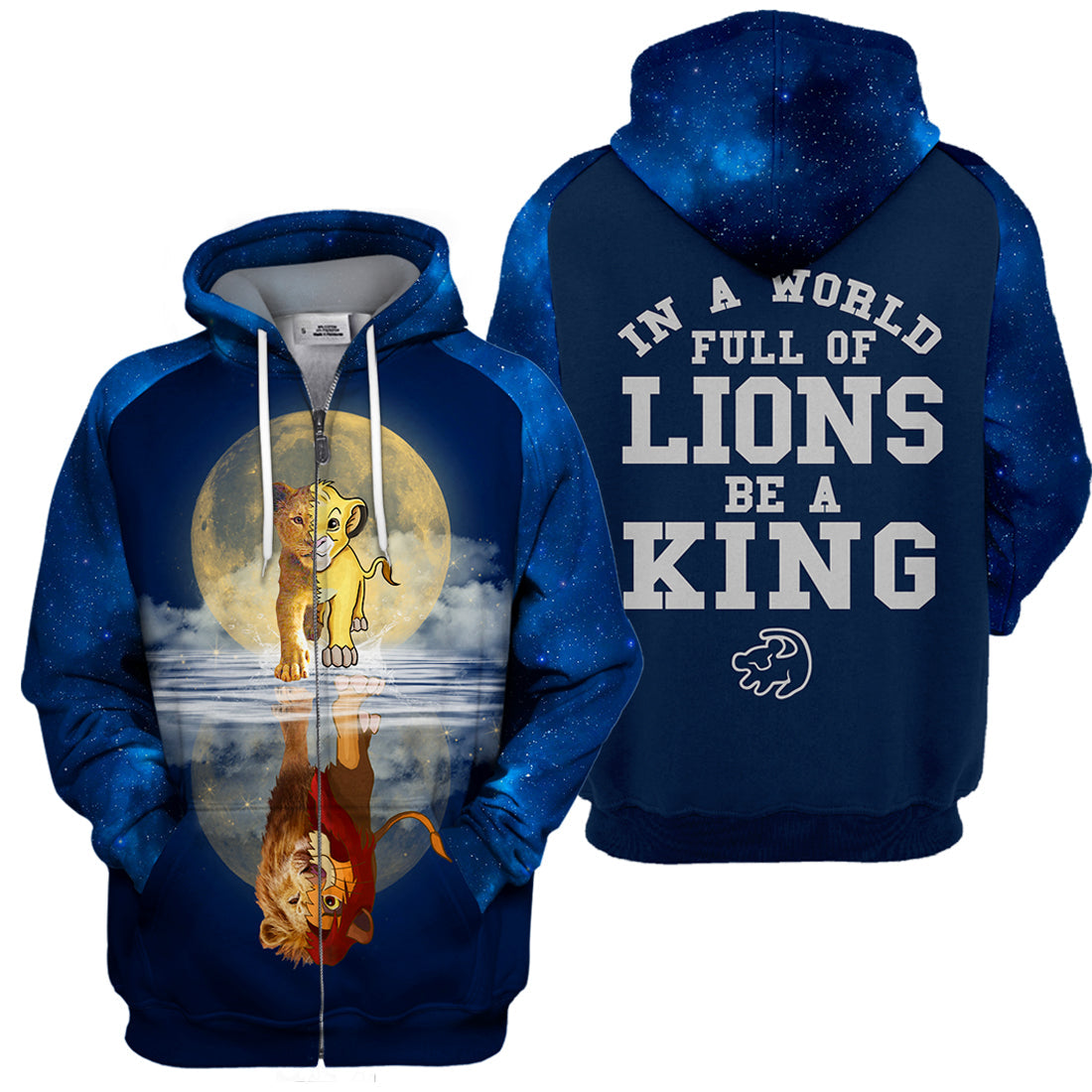 Unifinz DN LK T-shirt 3D Print Be A King T-shirt Awesome DN LK Hoodie Sweater Tank 2023