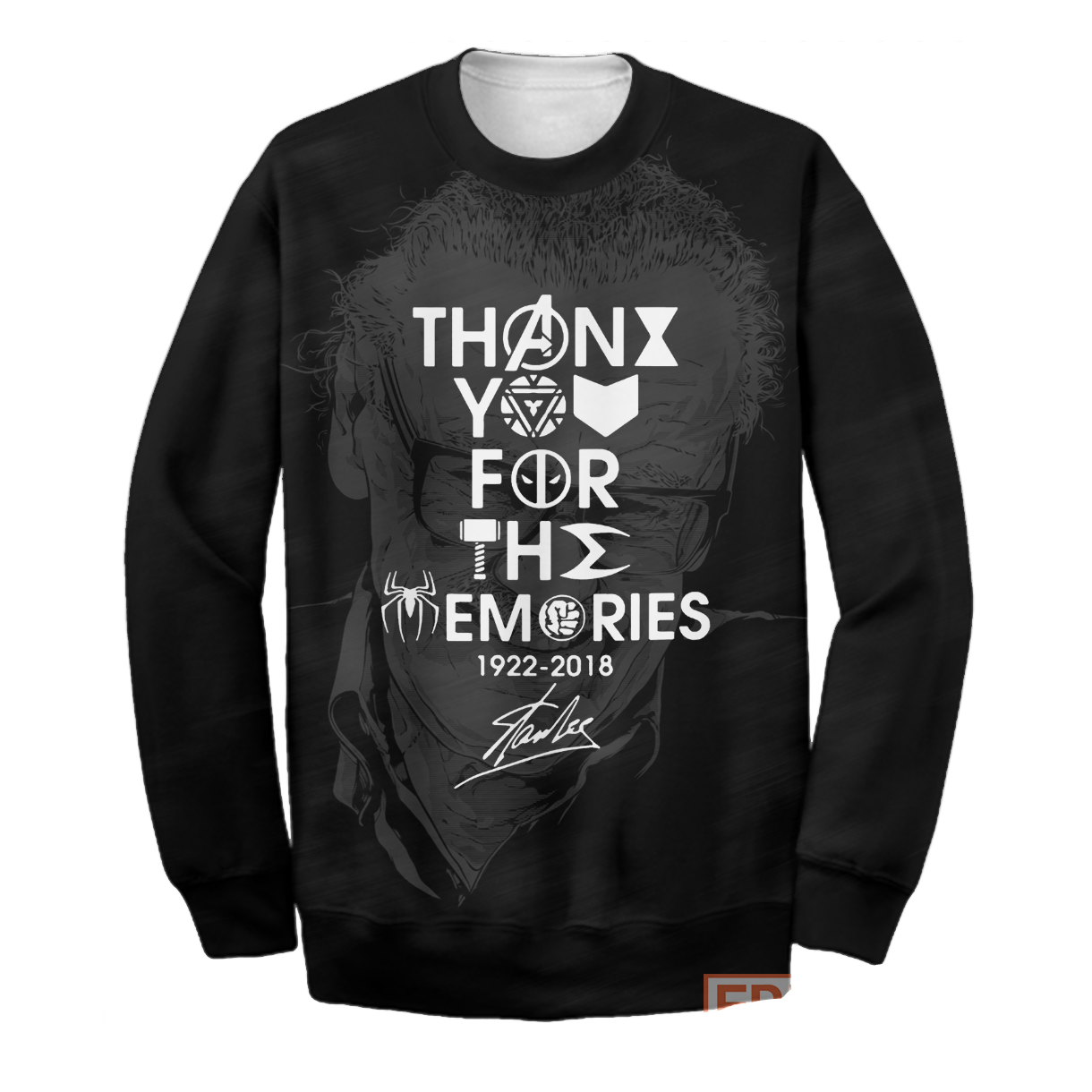Unifinz MV Stan Lee Hoodie SL Shirt - Thank You For The Memories T-shirt MV Stan Lee Shirt Sweatshirt Tank 2024