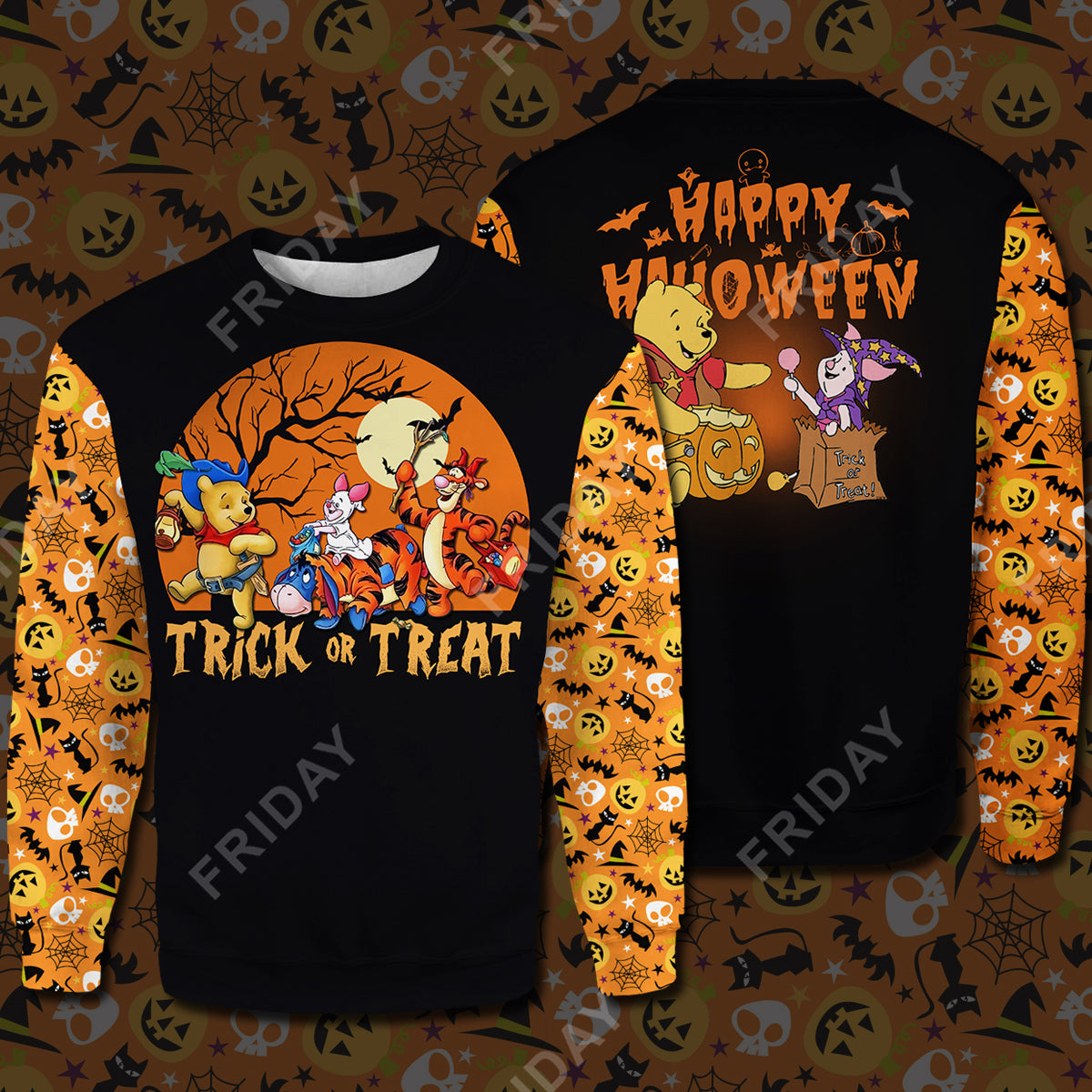 Unifinz DN T-shirt WTP Or Treat Happy Halloween T-shirt Cute High Quality DN WTP Hoodie Sweater Tank 2023