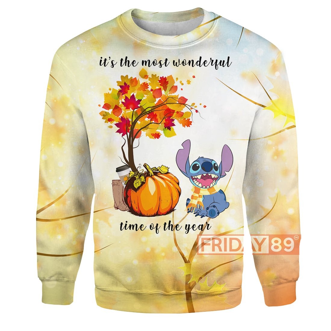 Unifinz DN T-shirt Stitch It's The Most Wonderful Time Of The Year T-shirt Cute DN Stitch Hoodie Sweater Tank 2023