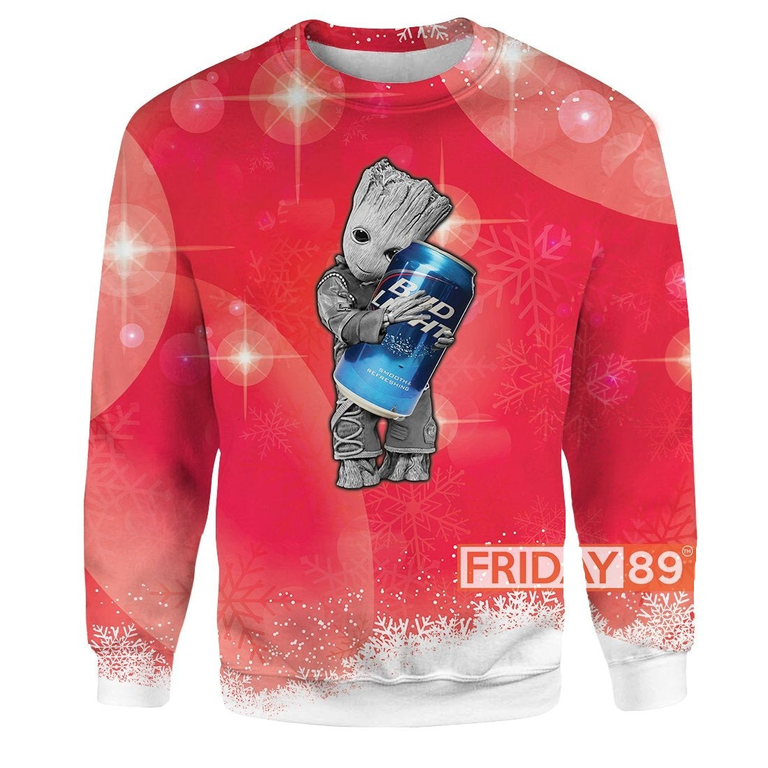 Unifinz MV T-shirt Groot Hug Bud Light T-shirt Cute High Quality MV Groot Hoodie Sweater Tank 2023