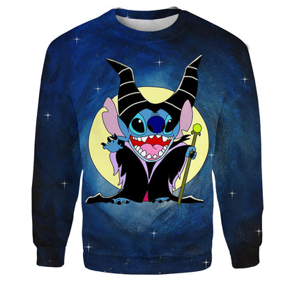 Unifinz DN Stitch T-shirt 3D Print Stitch Villain T-shirt Amazing DN Stitch Hoodie Sweater Tank 2022