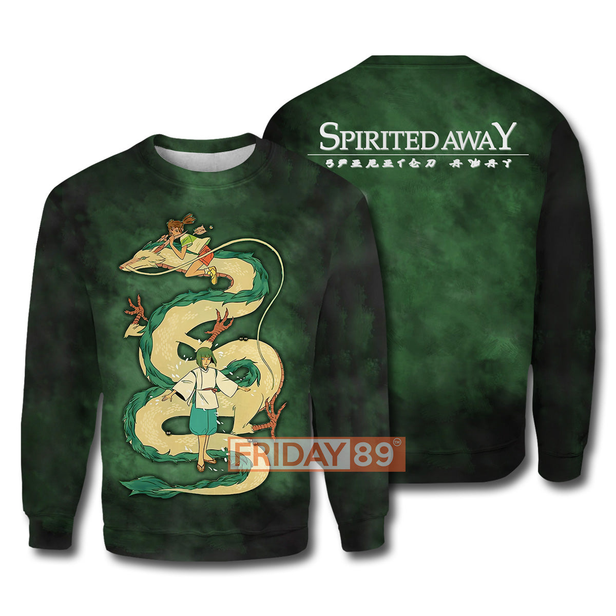 Unifinz GB Spirited Away Hoodie GB Spirited Away Chihiro Hako Dragon T-shirt GB Spirited Away Shirt Sweater Tank 2023