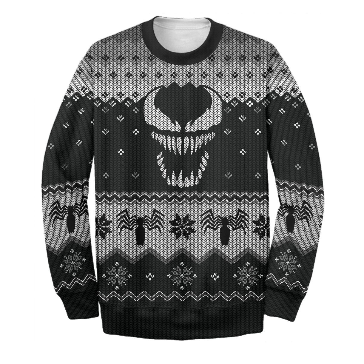 Unifinz Venom MV Sweater Venom Ugly Long Sleeve Printing Amazing Venom MV Sweatshirt 2022